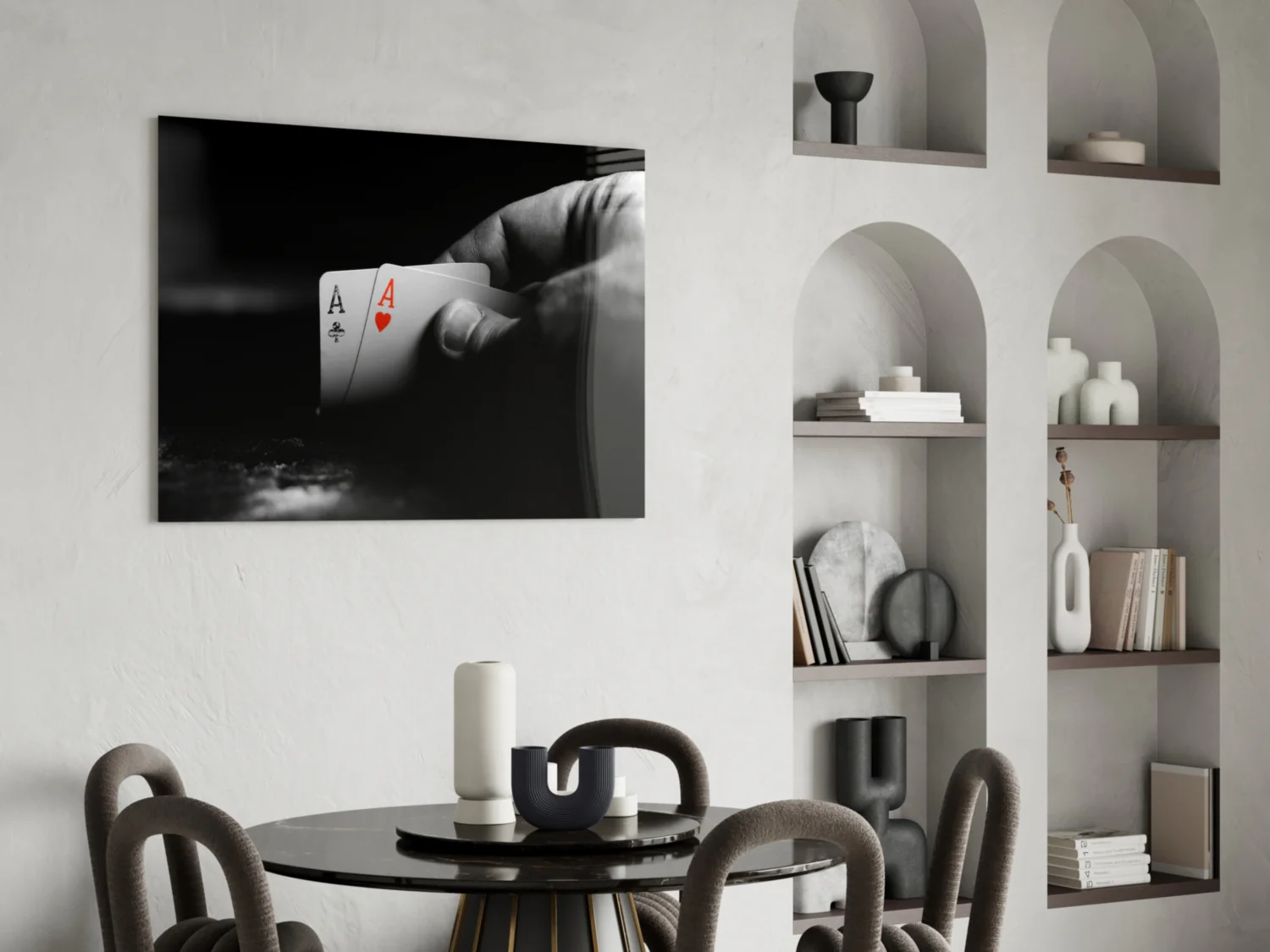 Playing Cards Glass Wall Art - Image 5