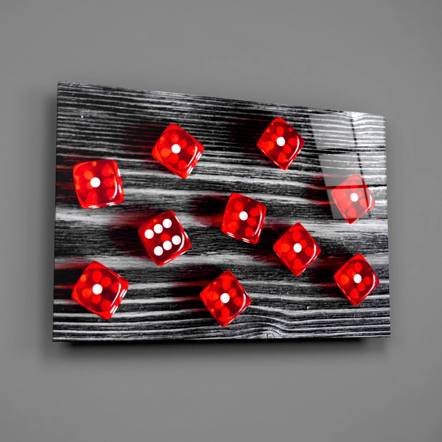 Dice Glass Wall Art - Image 2