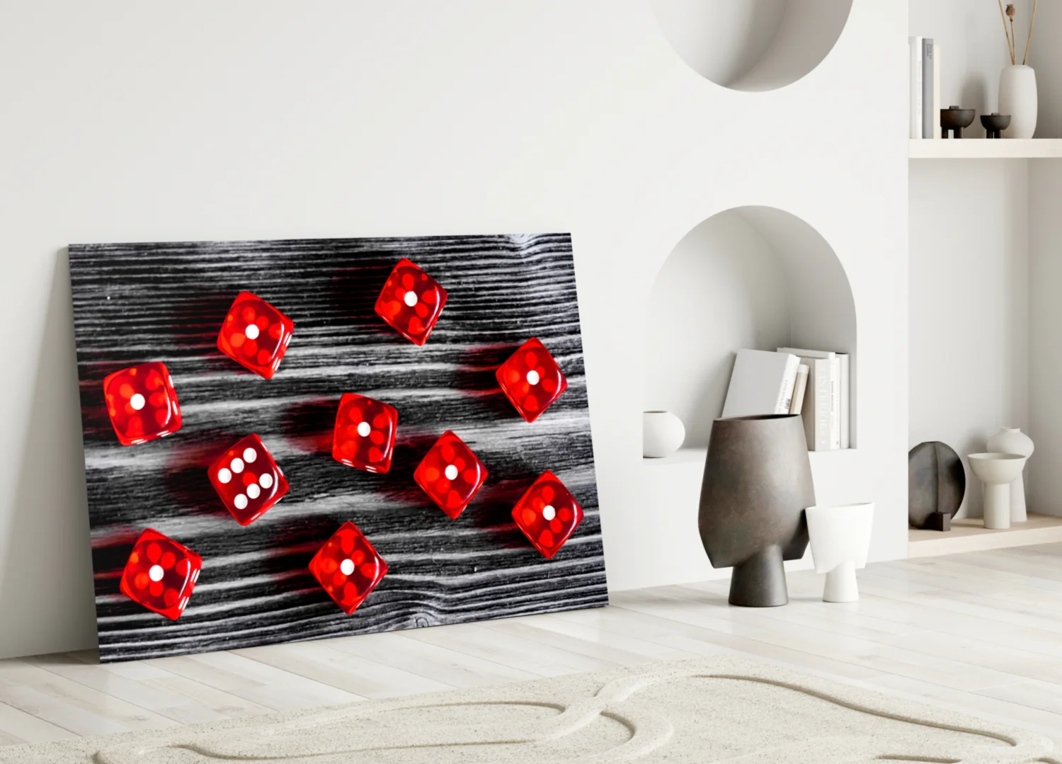 Dice Glass Wall Art - Image 3