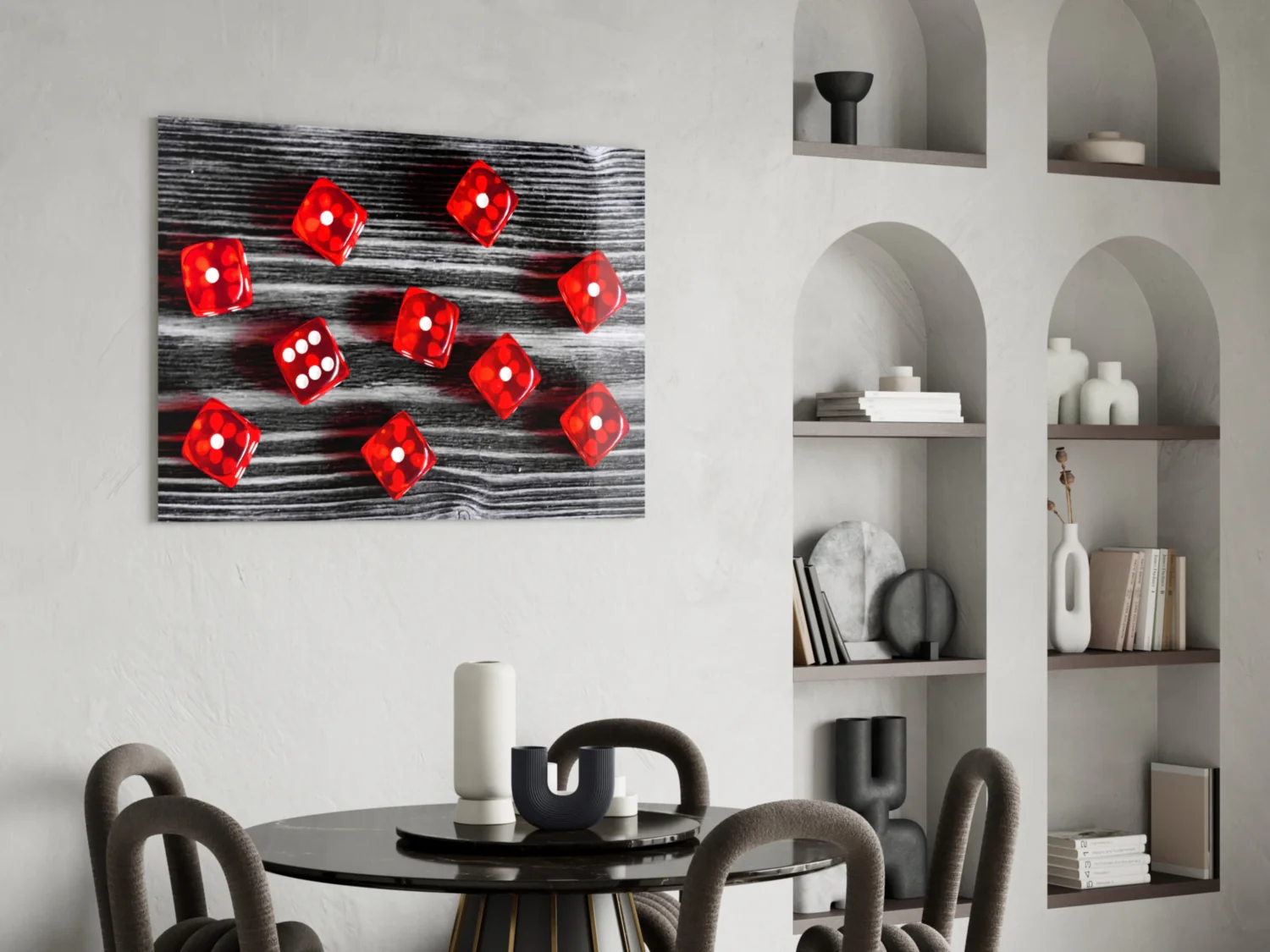 Dice Glass Wall Art - Image 5