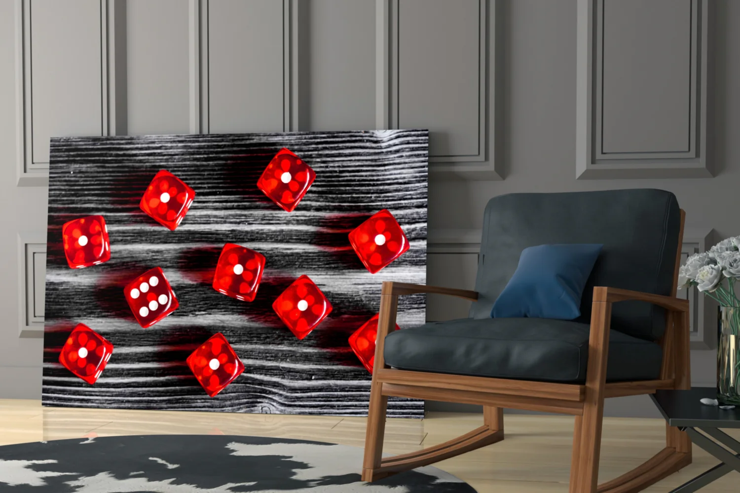 Dice Glass Wall Art - Image 6