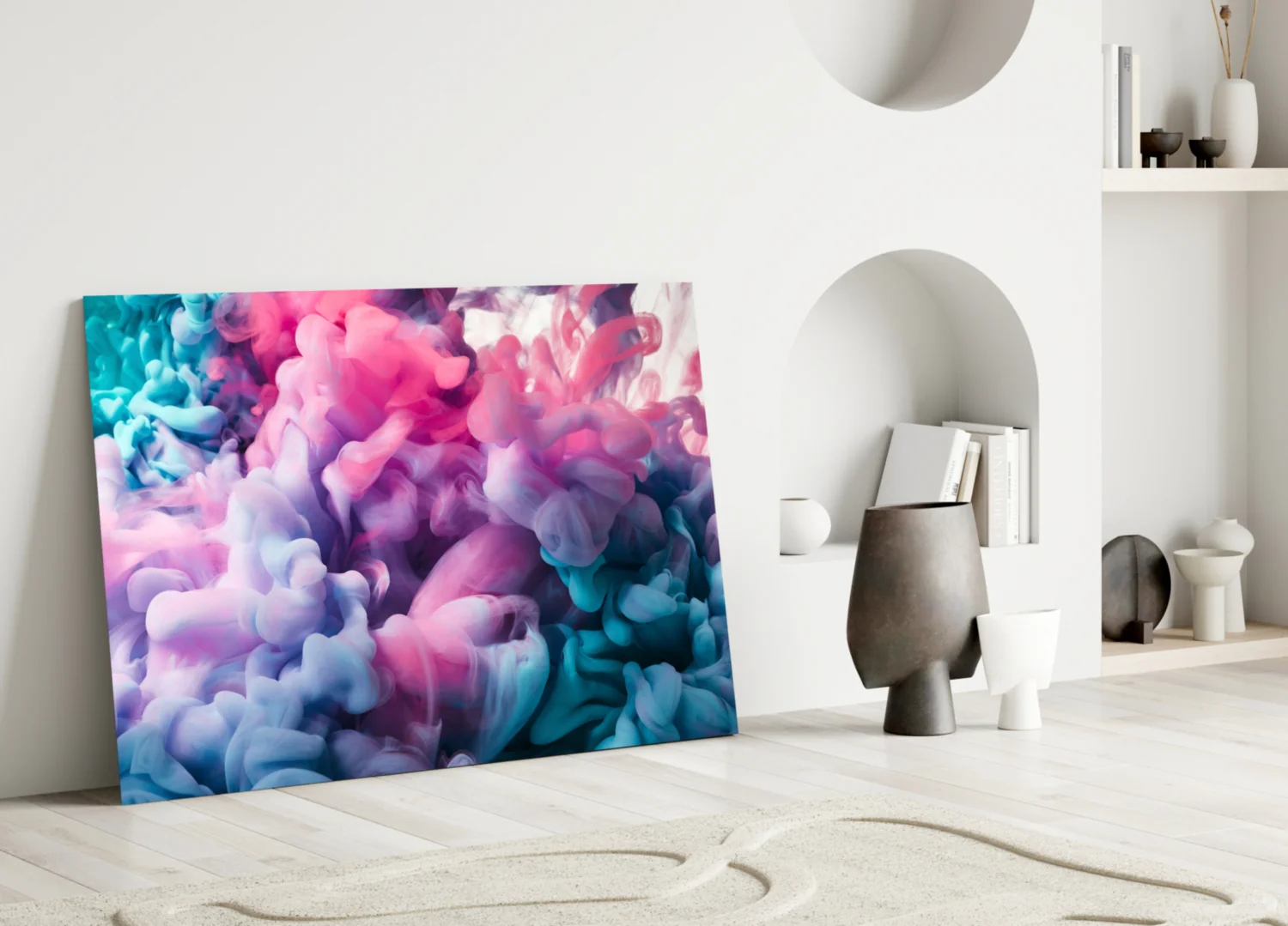 Colored Smoke Glass Wall Art - Image 3