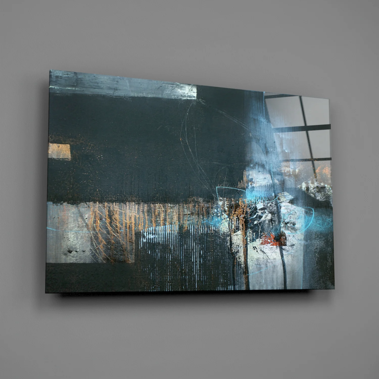 Abstract Art Glass Wall Art - Image 2
