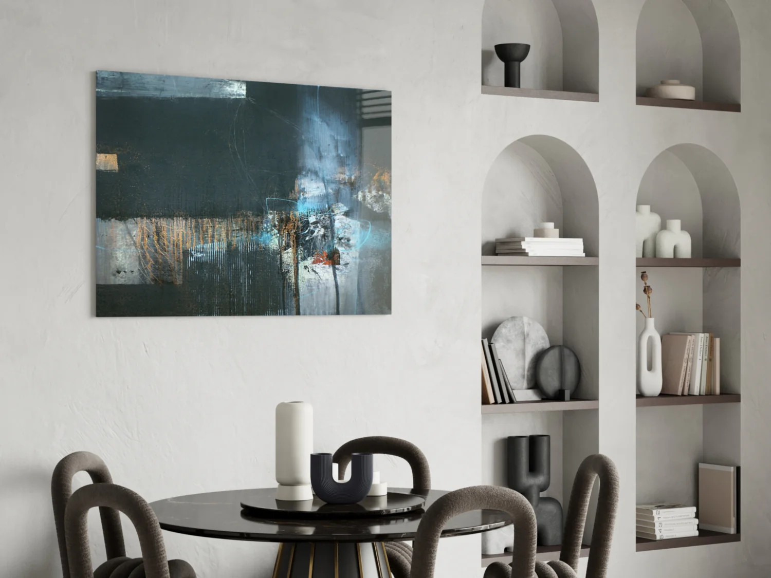 Abstract Art Glass Wall Art - Image 5