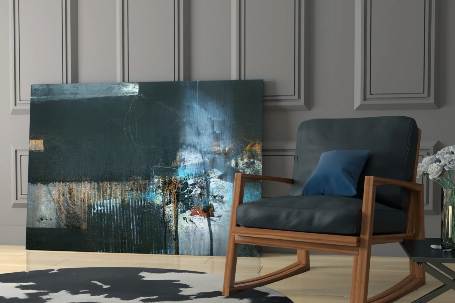 Abstract Art Glass Wall Art - Image 6