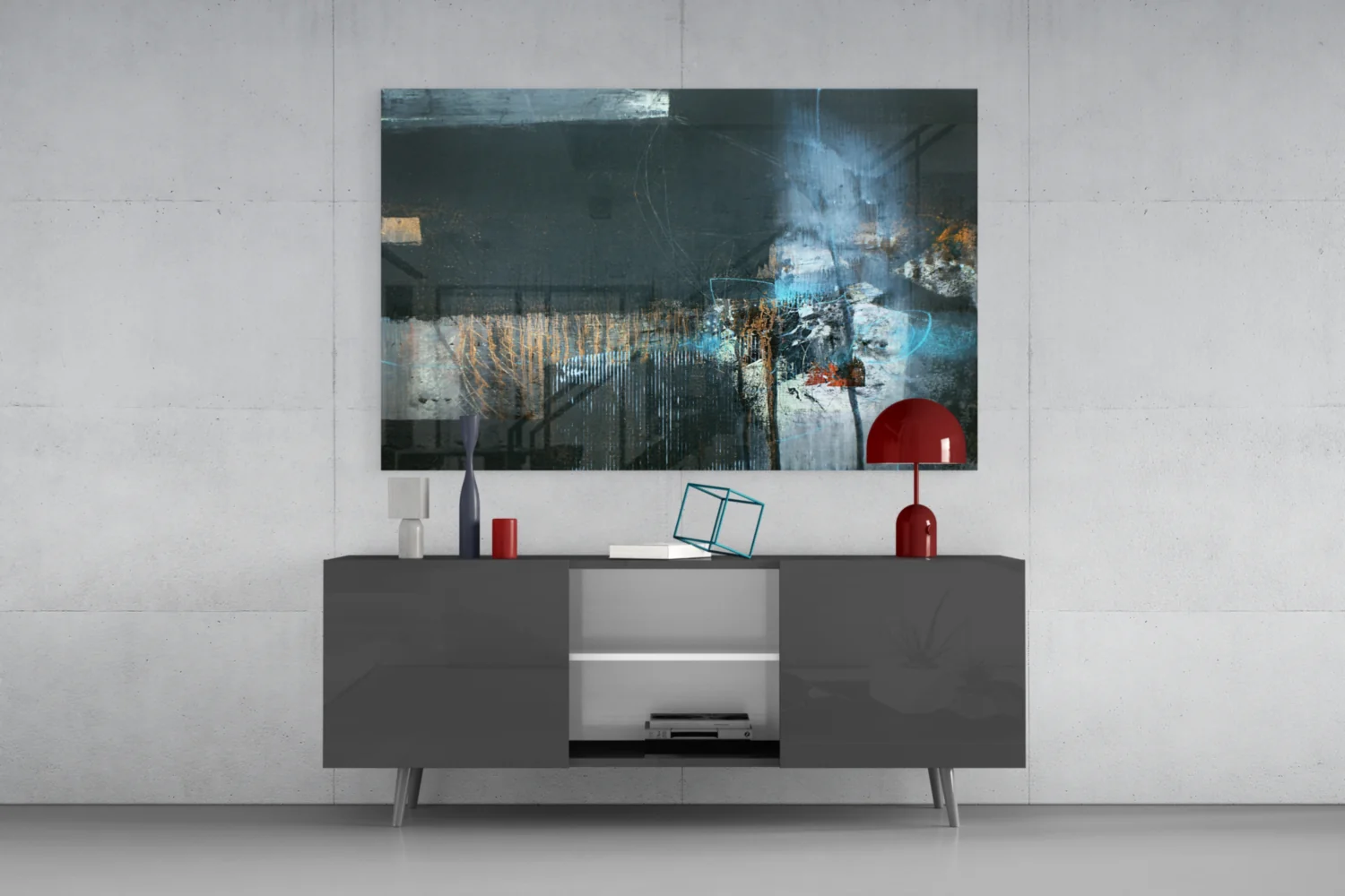 Abstract Art Glass Wall Art - Image 8