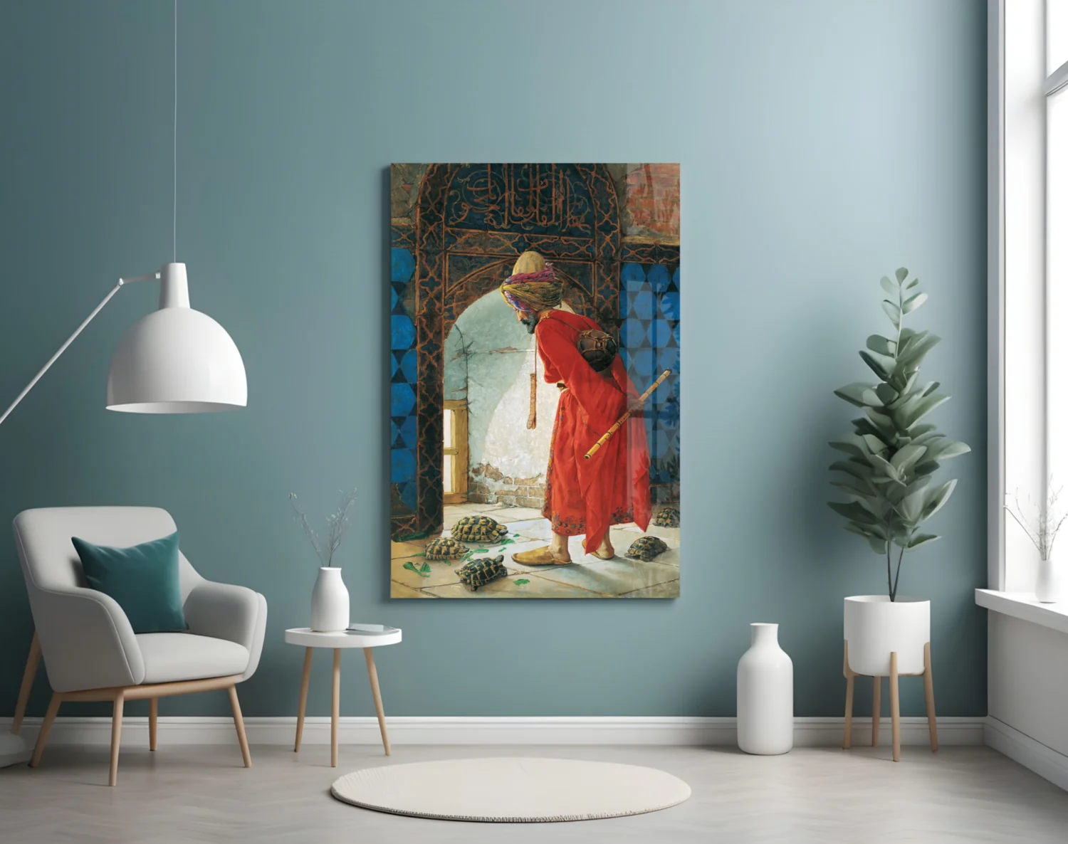 Turtle Trainer Glass Wall Art - Image 4
