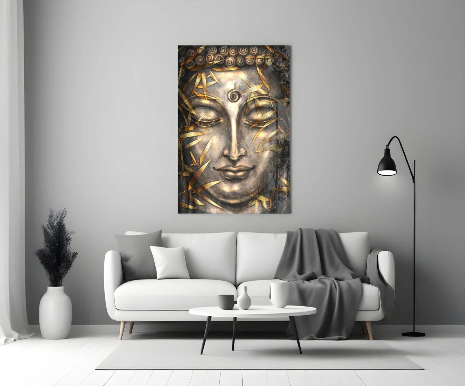 Mystical Sculpture Glass Wall Art - Image 3