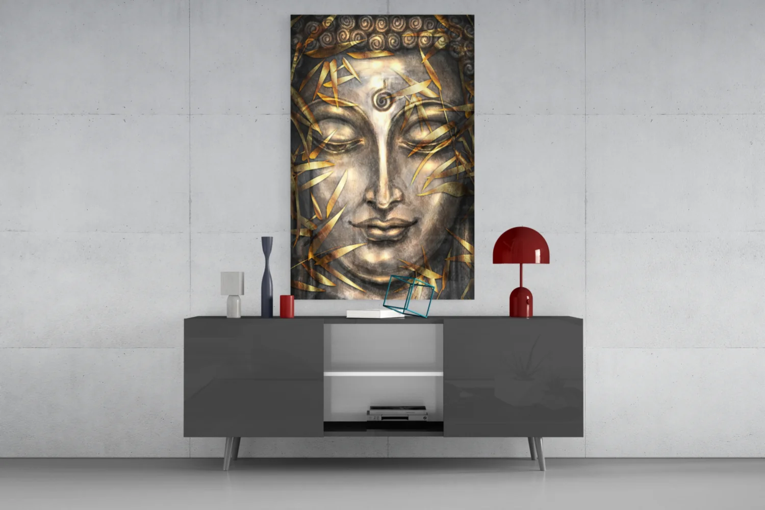 Mystical Sculpture Glass Wall Art - Image 8