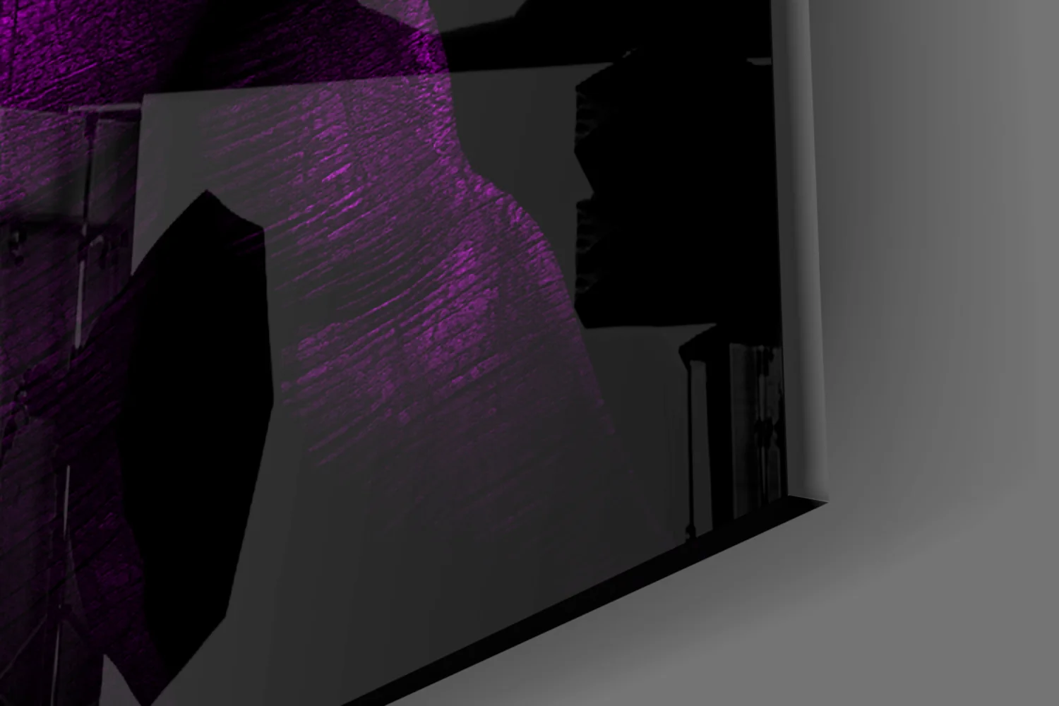 Donnie Purple Glass Wall Art - Image 7