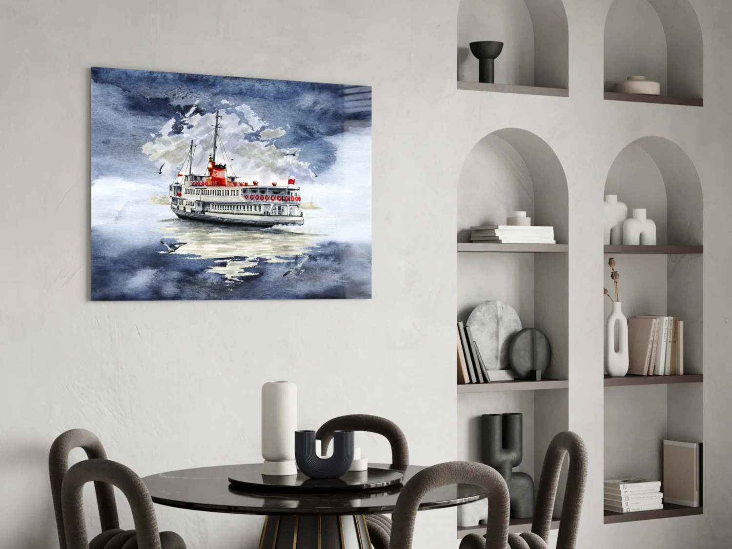 Steamer Glass Wall Art - Image 5