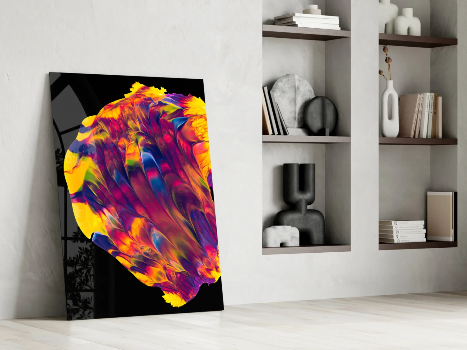 Dance of Colors Glass Wall Art - Image 6