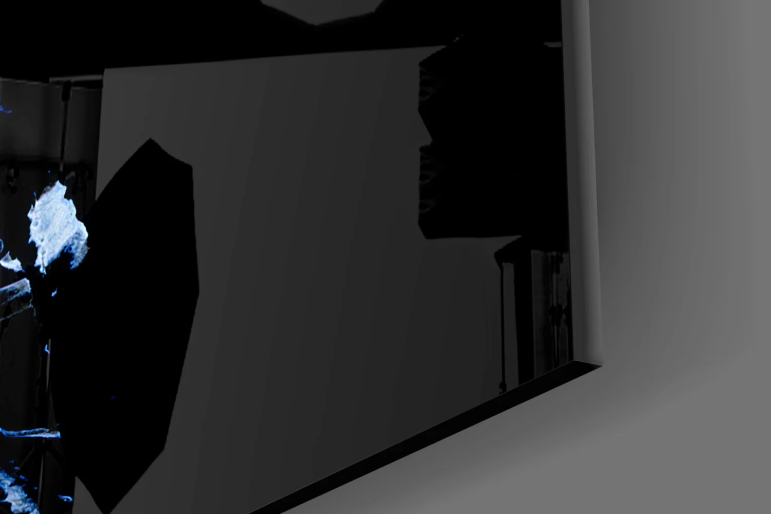 Abstract Gray Glass Wall Art - Image 7