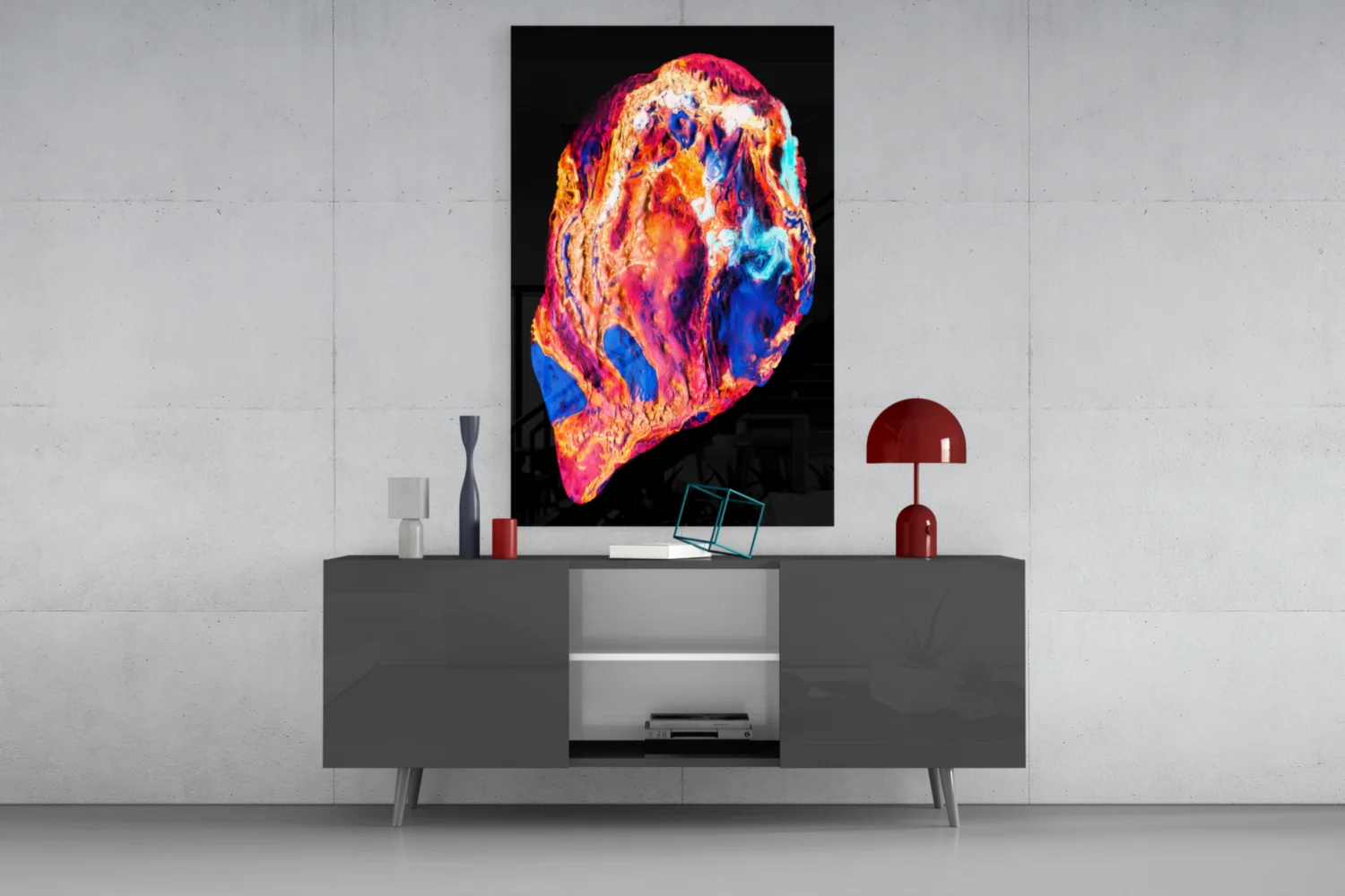 Colored Lava Glass Wall Art - Image 8