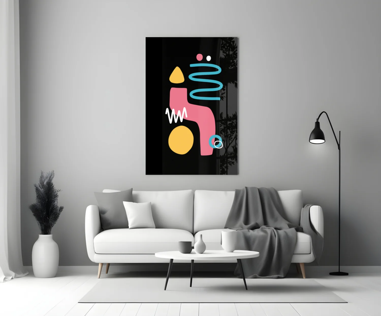 Candle-Like Glass Wall Art - Image 3