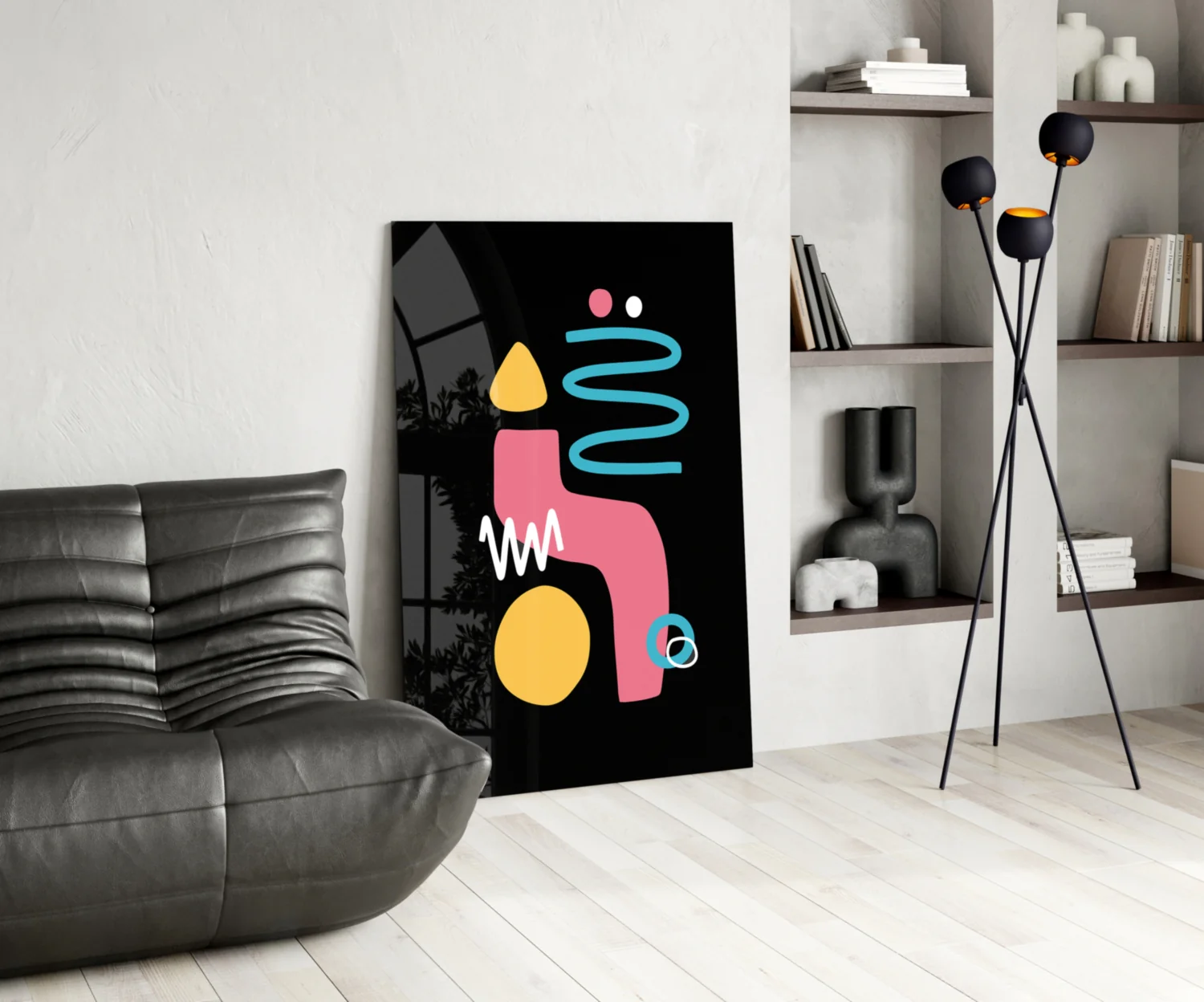 Candle-Like Glass Wall Art - Image 5