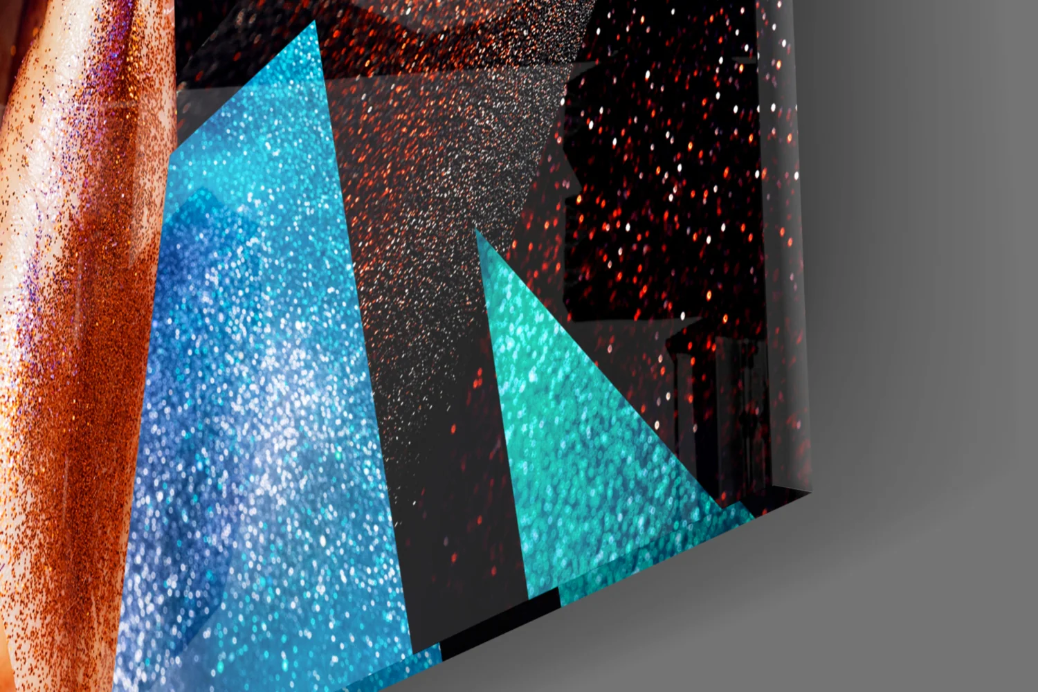 Effect Woman Glass Wall Art - Image 7