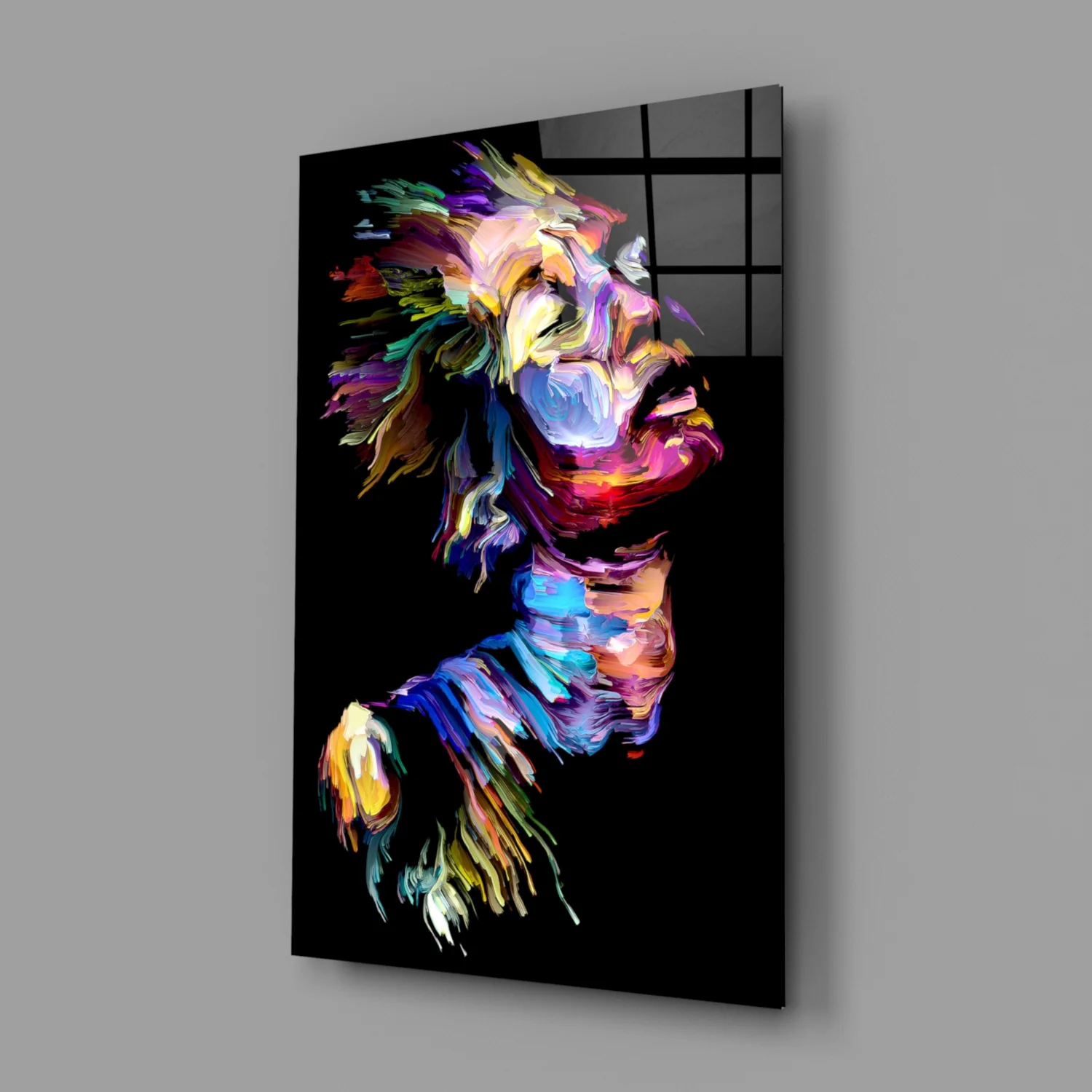 Effect Woman Glass Wall Art - Image 2