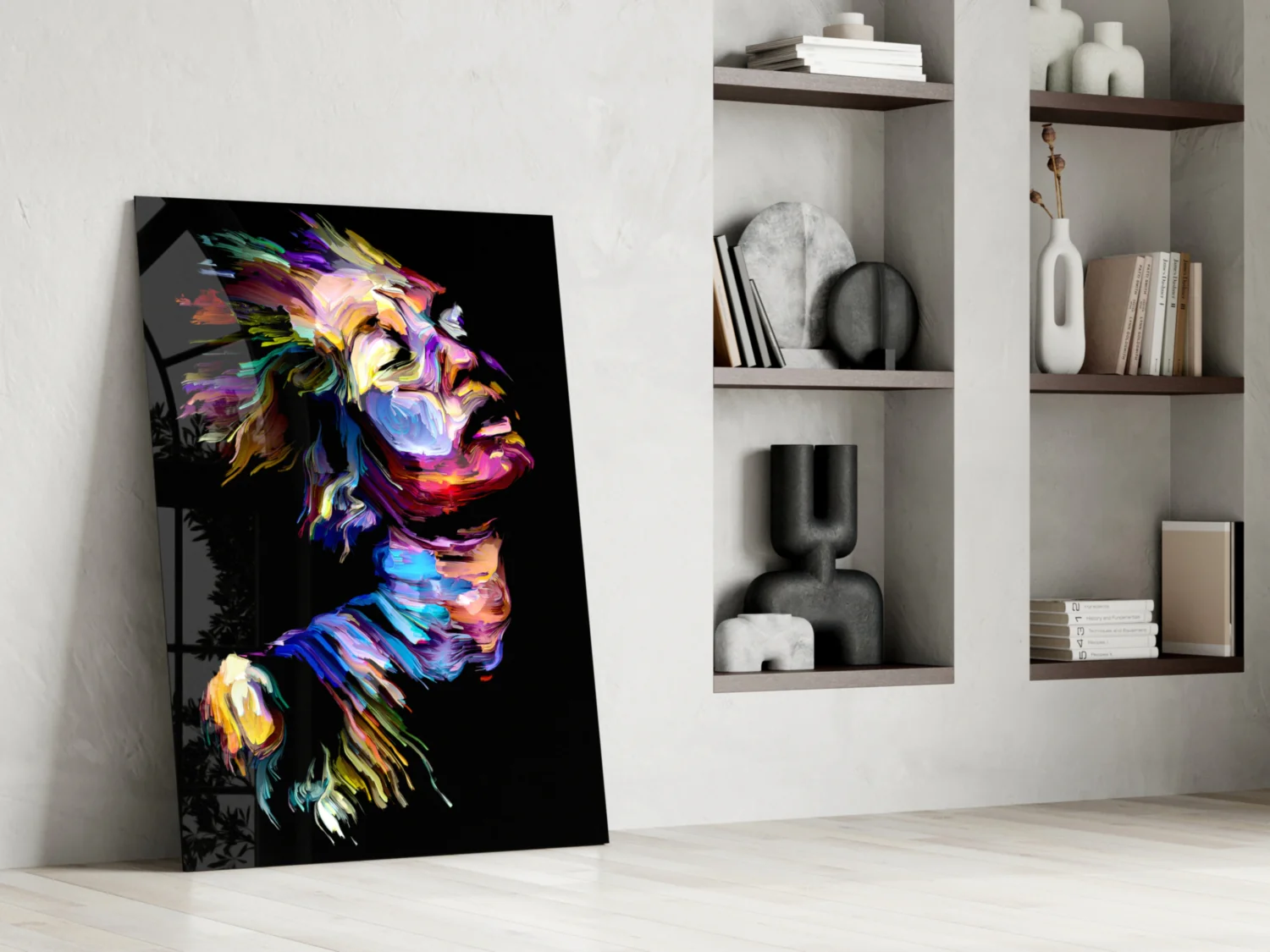Effect Woman Glass Wall Art - Image 6