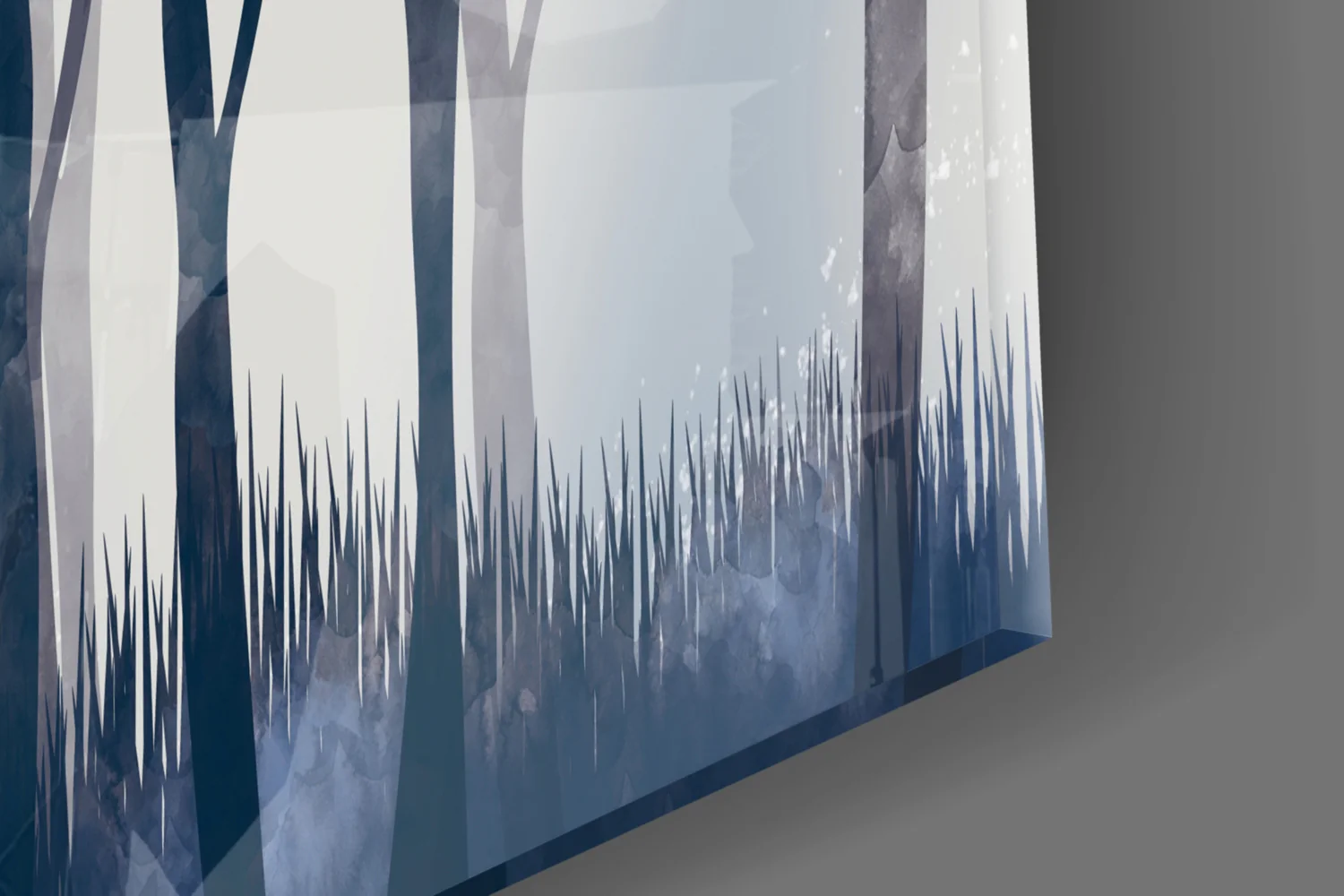 Lonely Deer Glass Wall Art - Image 7
