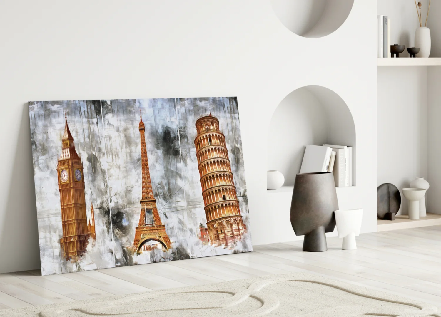 Famous Towers Glass Wall Art - Image 3