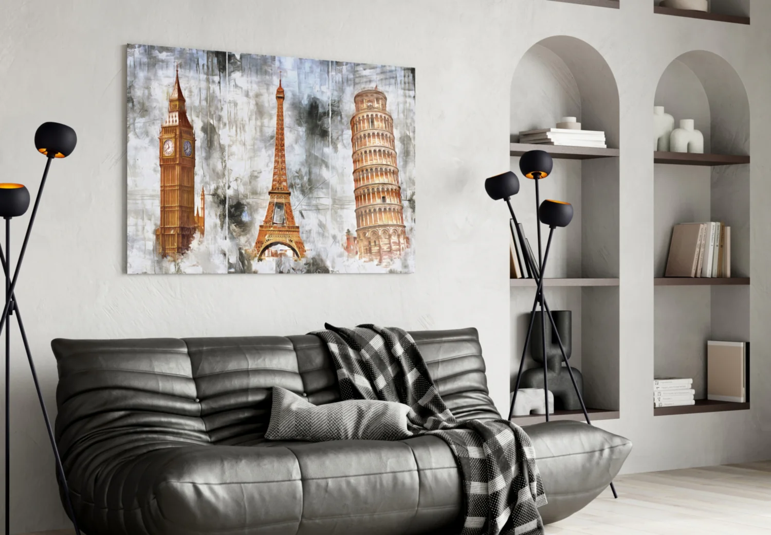 Famous Towers Glass Wall Art - Image 4