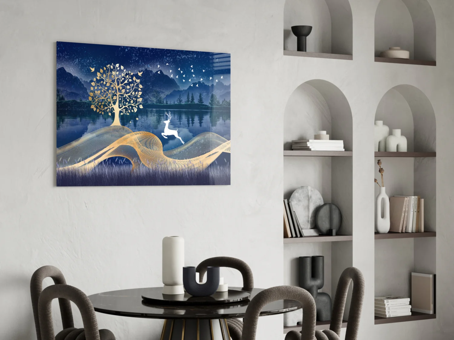 Magic Deer Glass Wall Art - Image 5