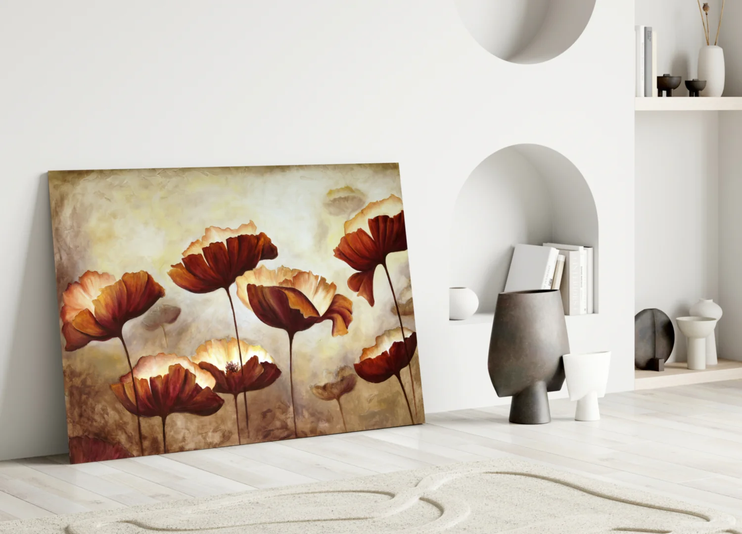 Poppy Glass Wall Art - Image 3
