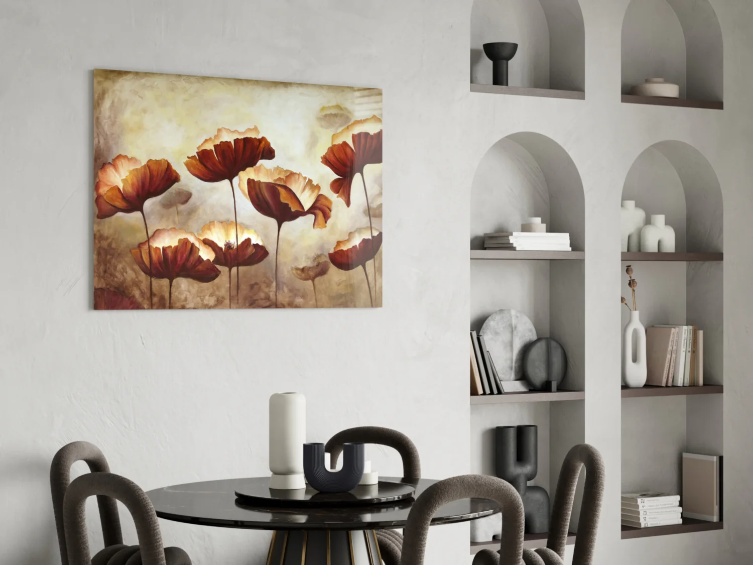 Poppy Glass Wall Art - Image 5