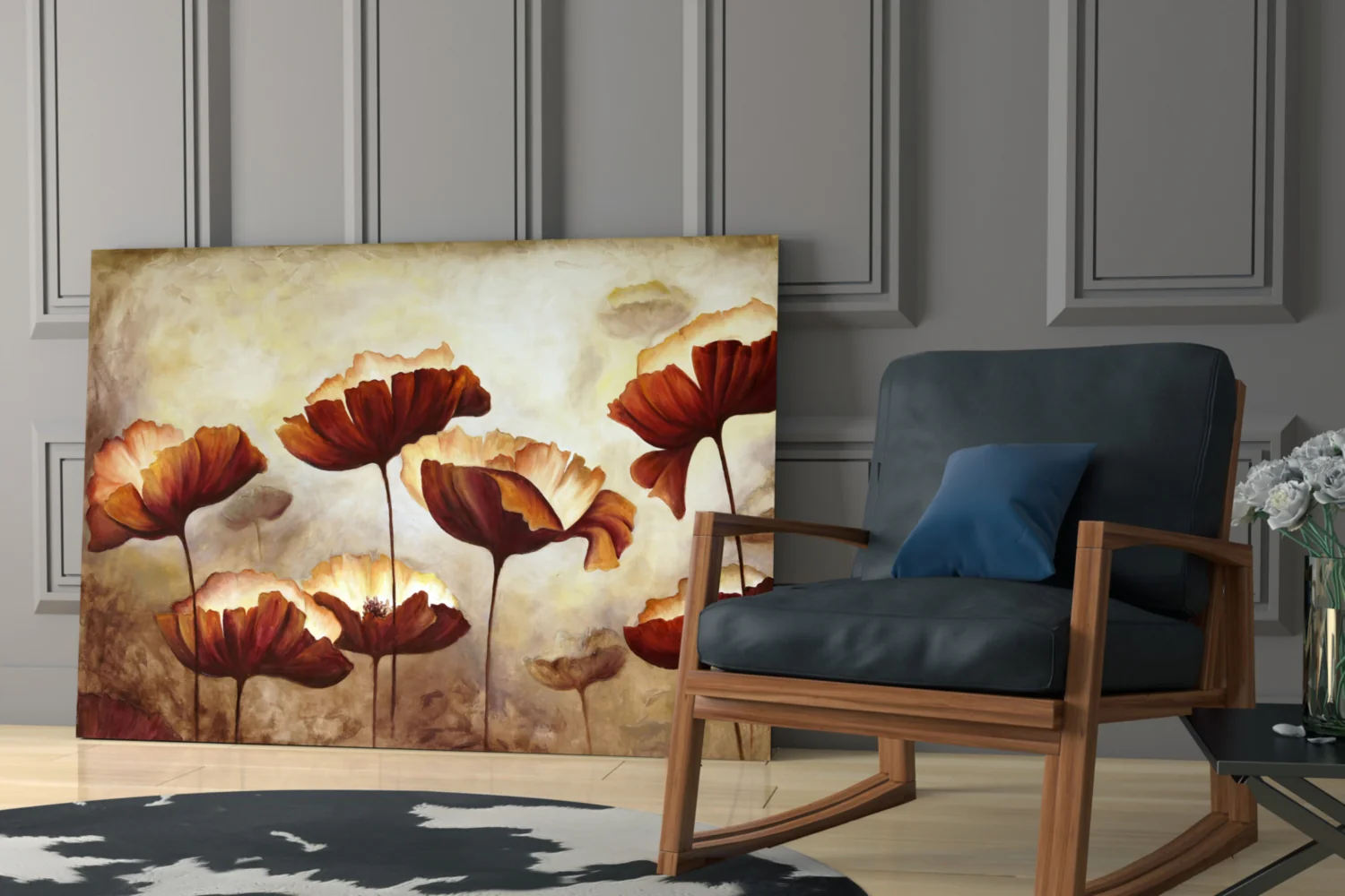 Poppy Glass Wall Art - Image 6