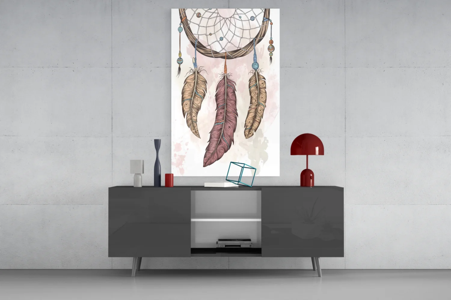Dreamcatcher Glass Wall Art - Image 8