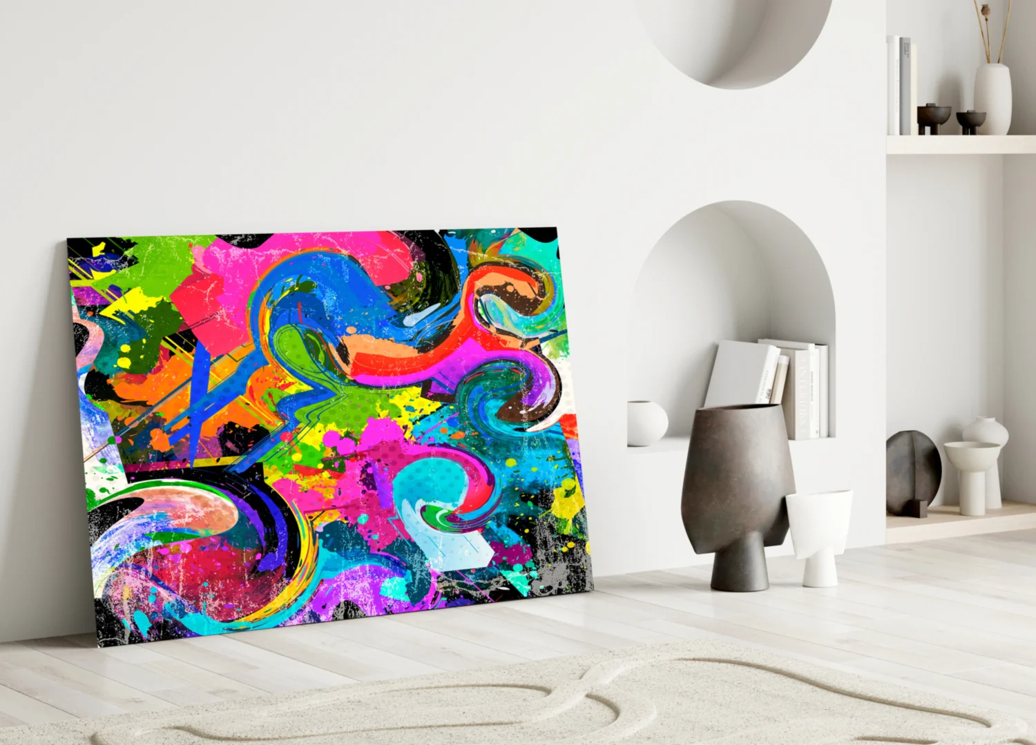 Ebruli Glass Wall Art - Image 3
