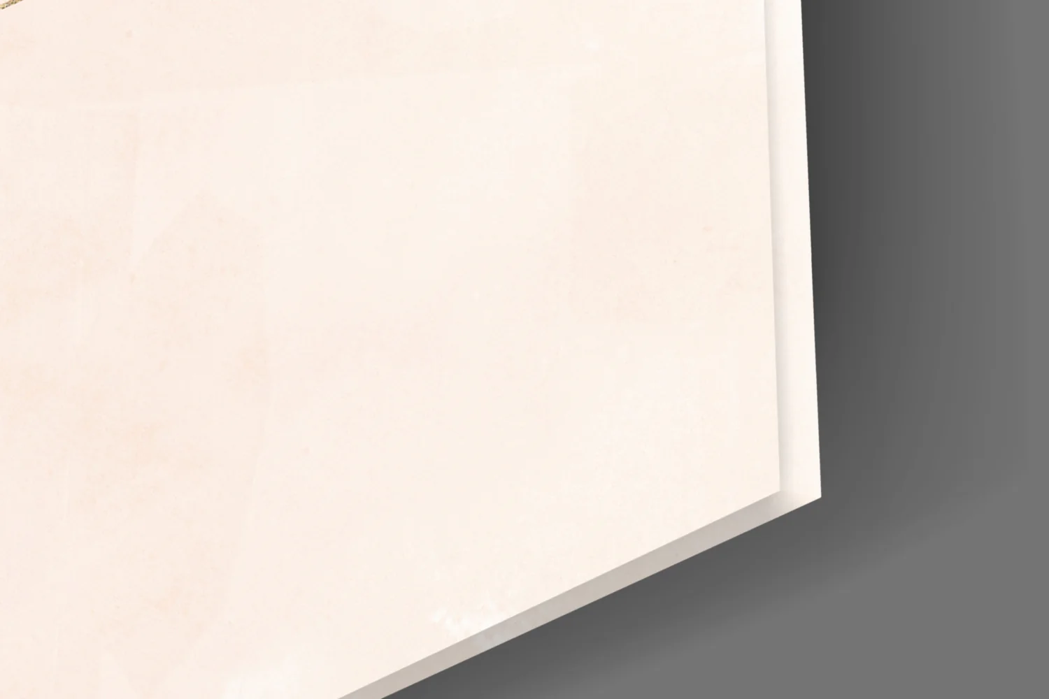 Abstract Beige Glass Wall Art - Image 7