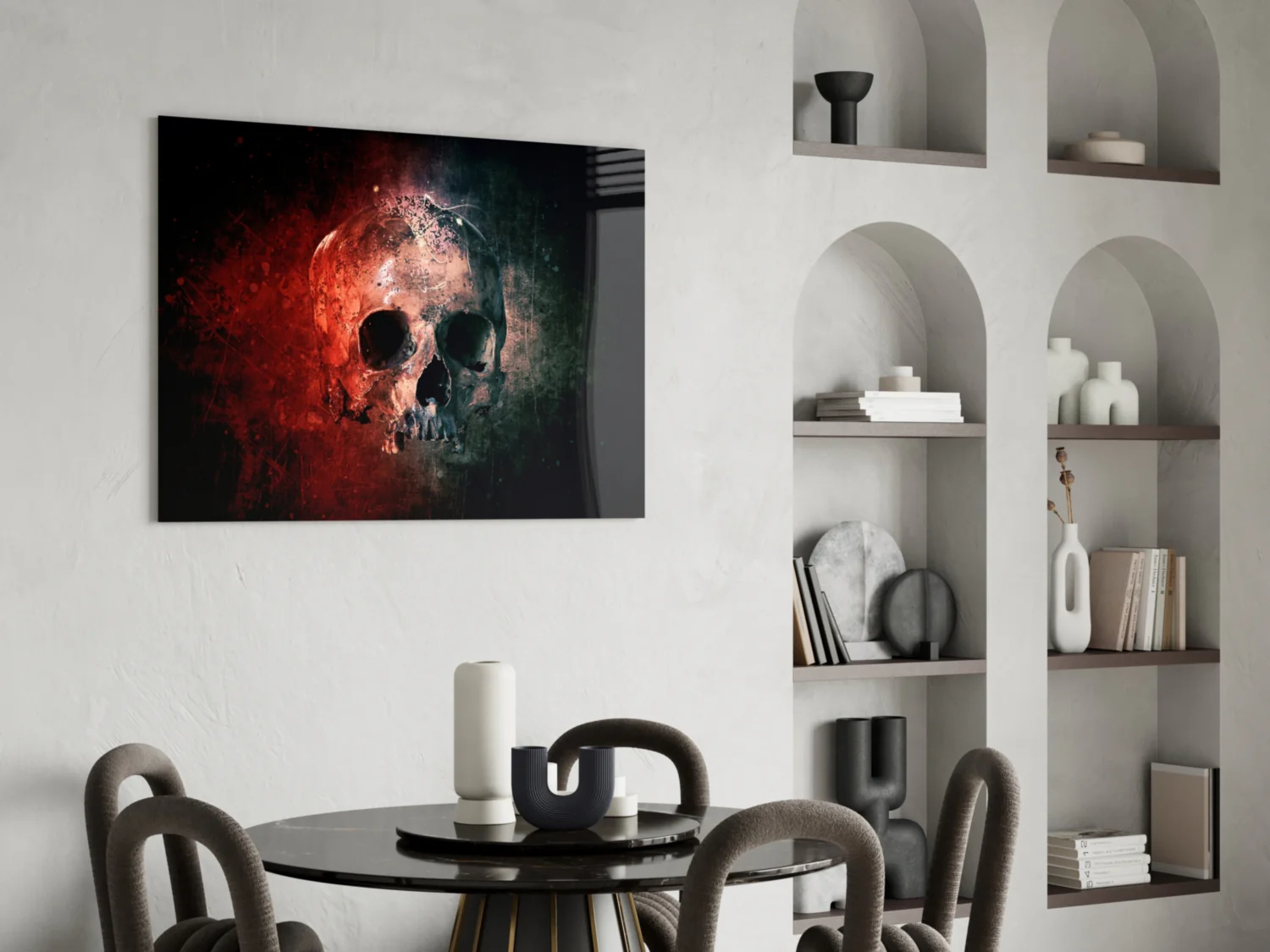Skull Glass Wall Art - Image 5