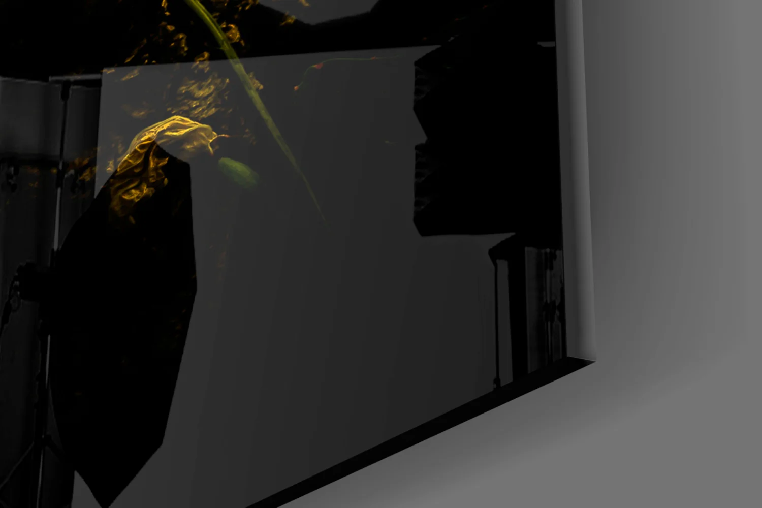 Flower and Skull Glass Wall Art - Image 7