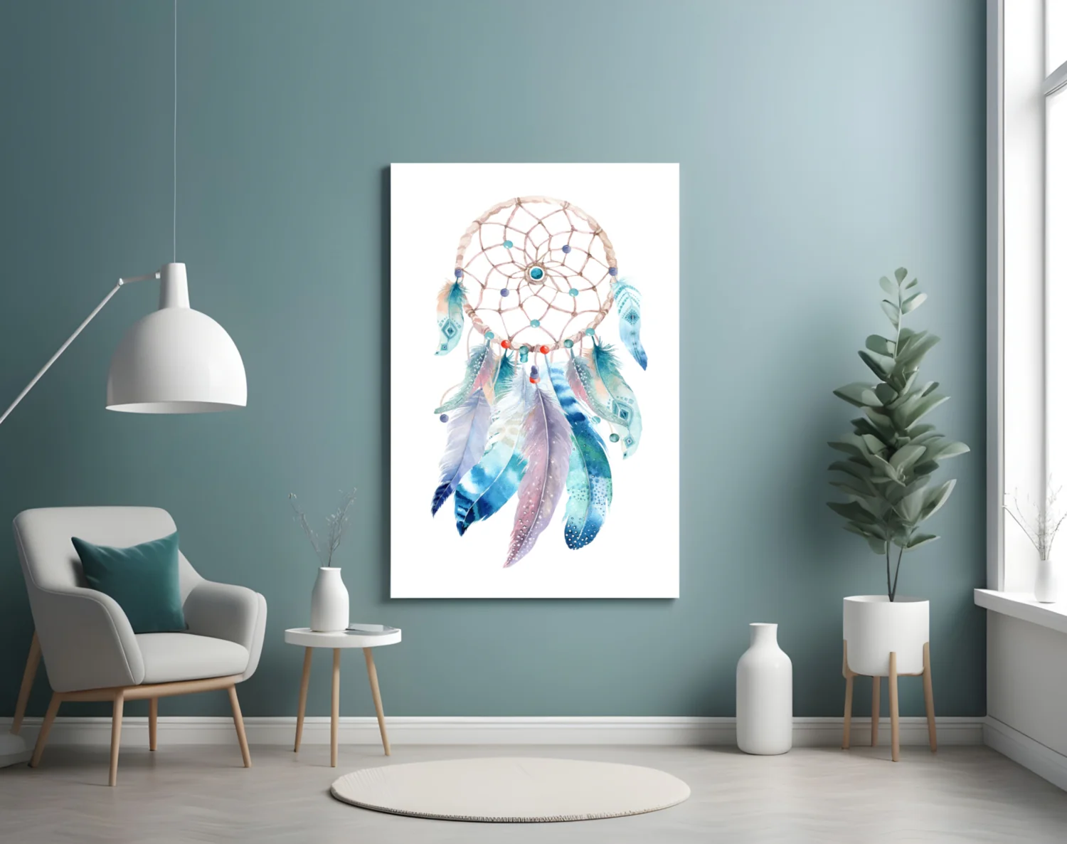 Dreamcatcher Glass Wall Art - Image 4