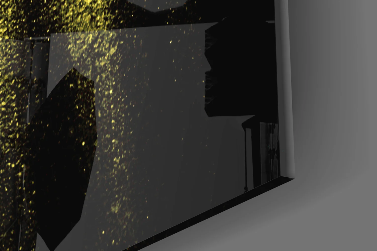 Yellow Lights Glass Wall Art - Image 7