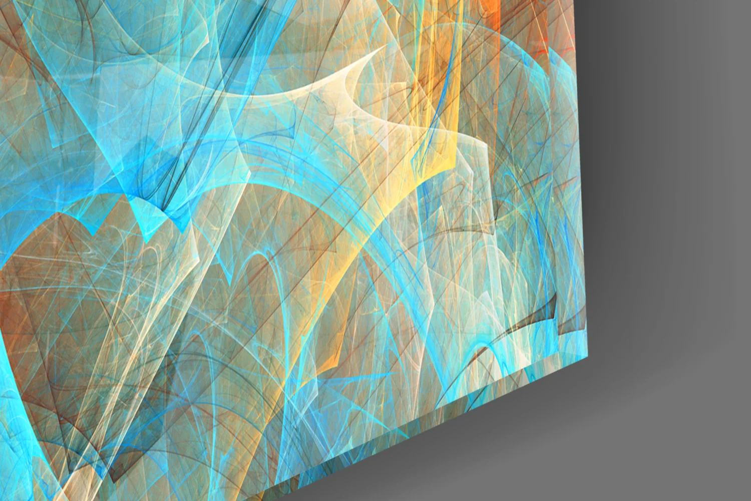 Colored Nets Glass Wall Art - Image 7