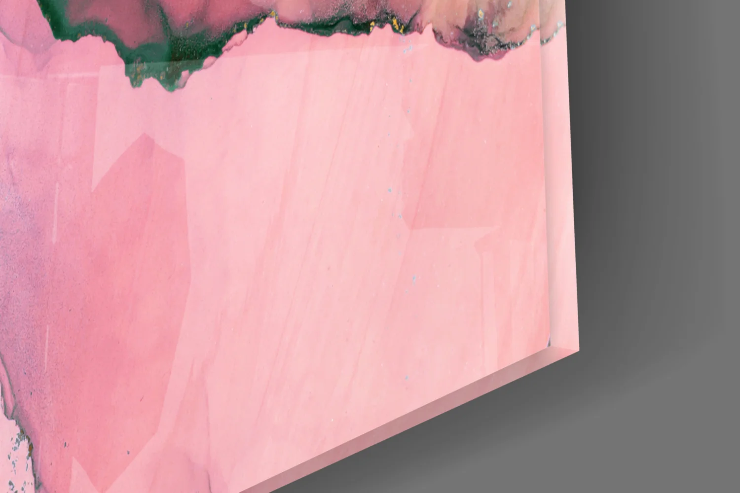 Pink Marble Pattern Glass Wall Art - Image 7
