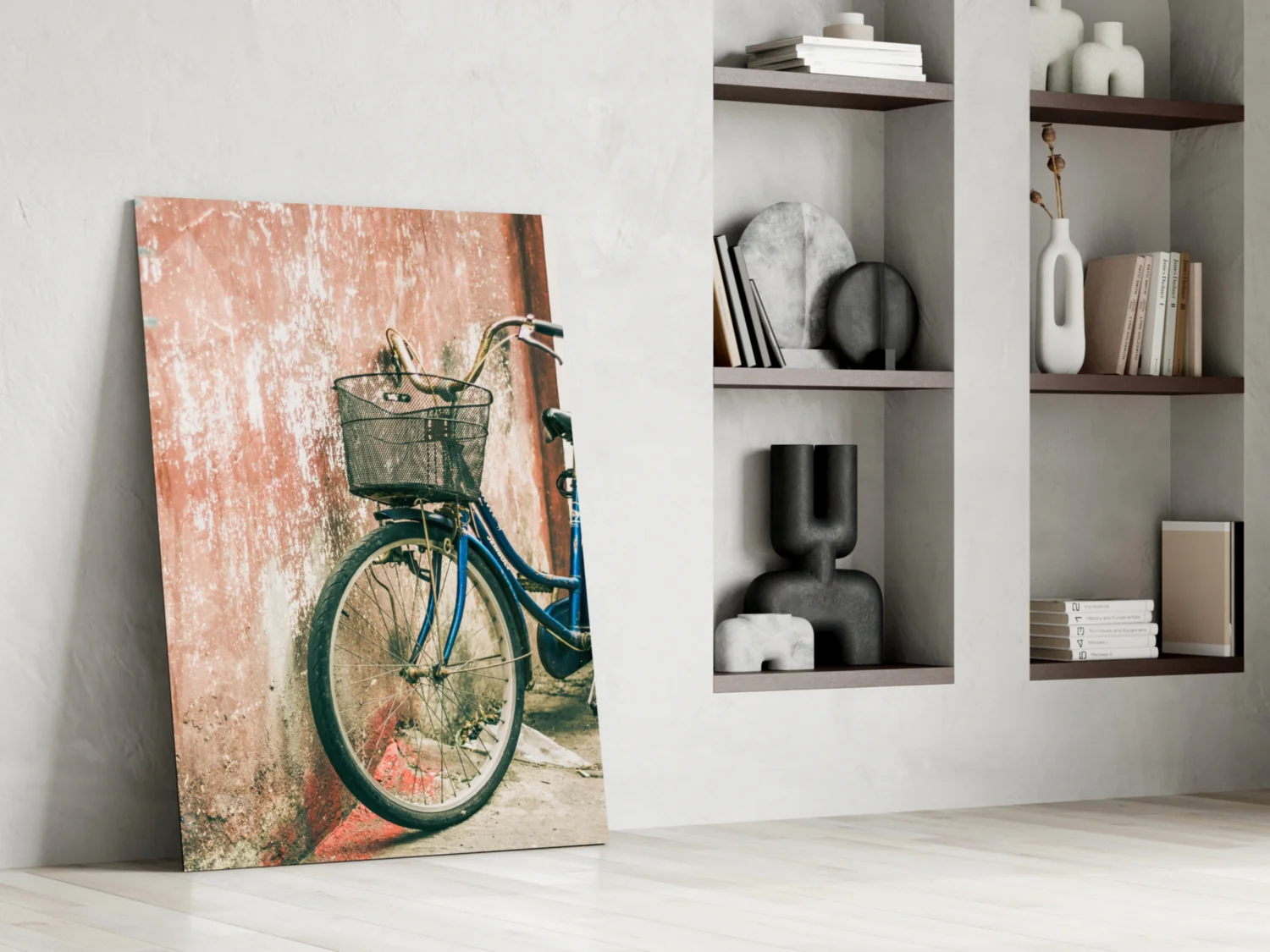 Bicycle Basket Glass Wall Art - Image 6