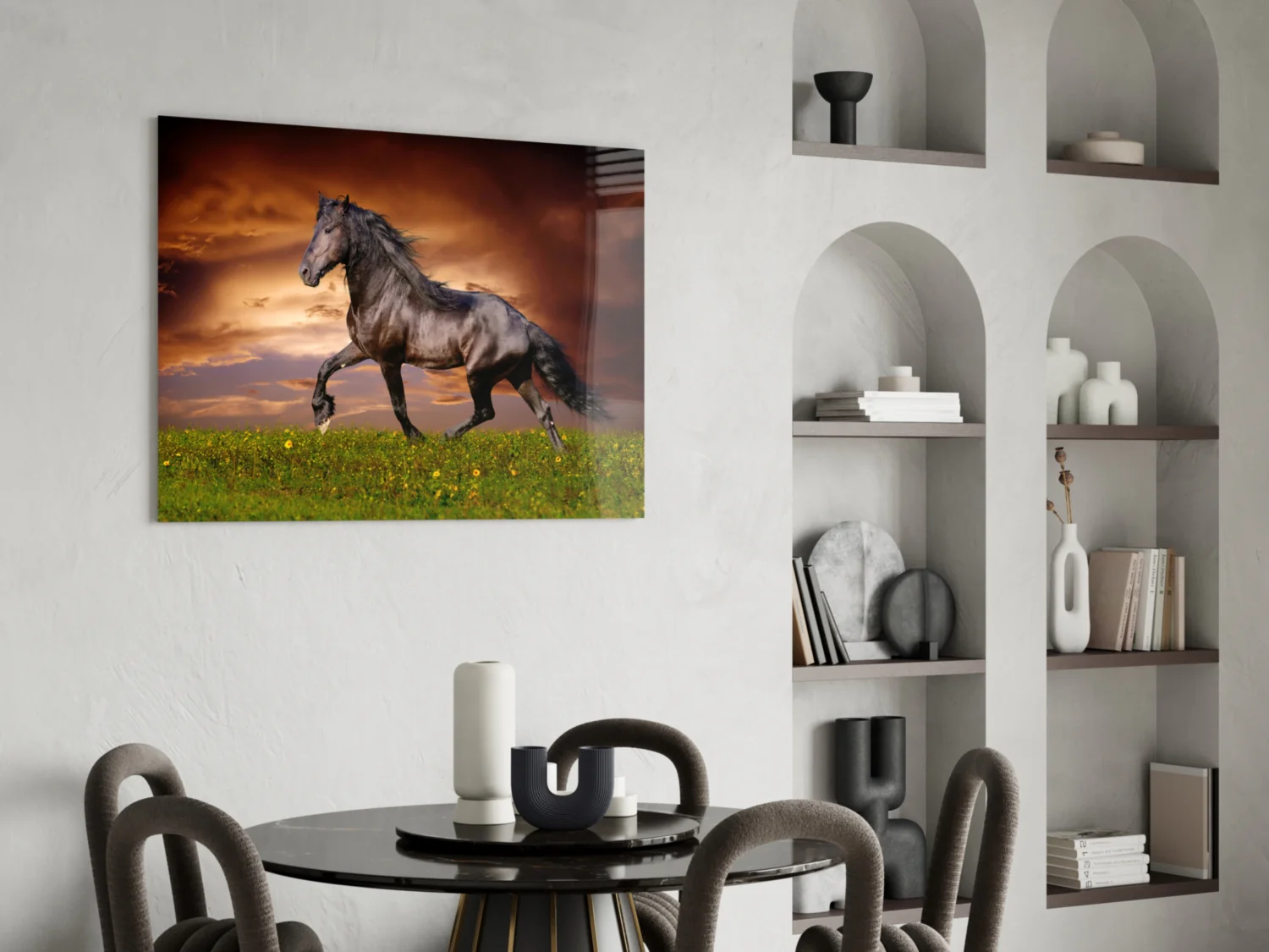 Nobility of Horse Glass Wall Art - Image 5