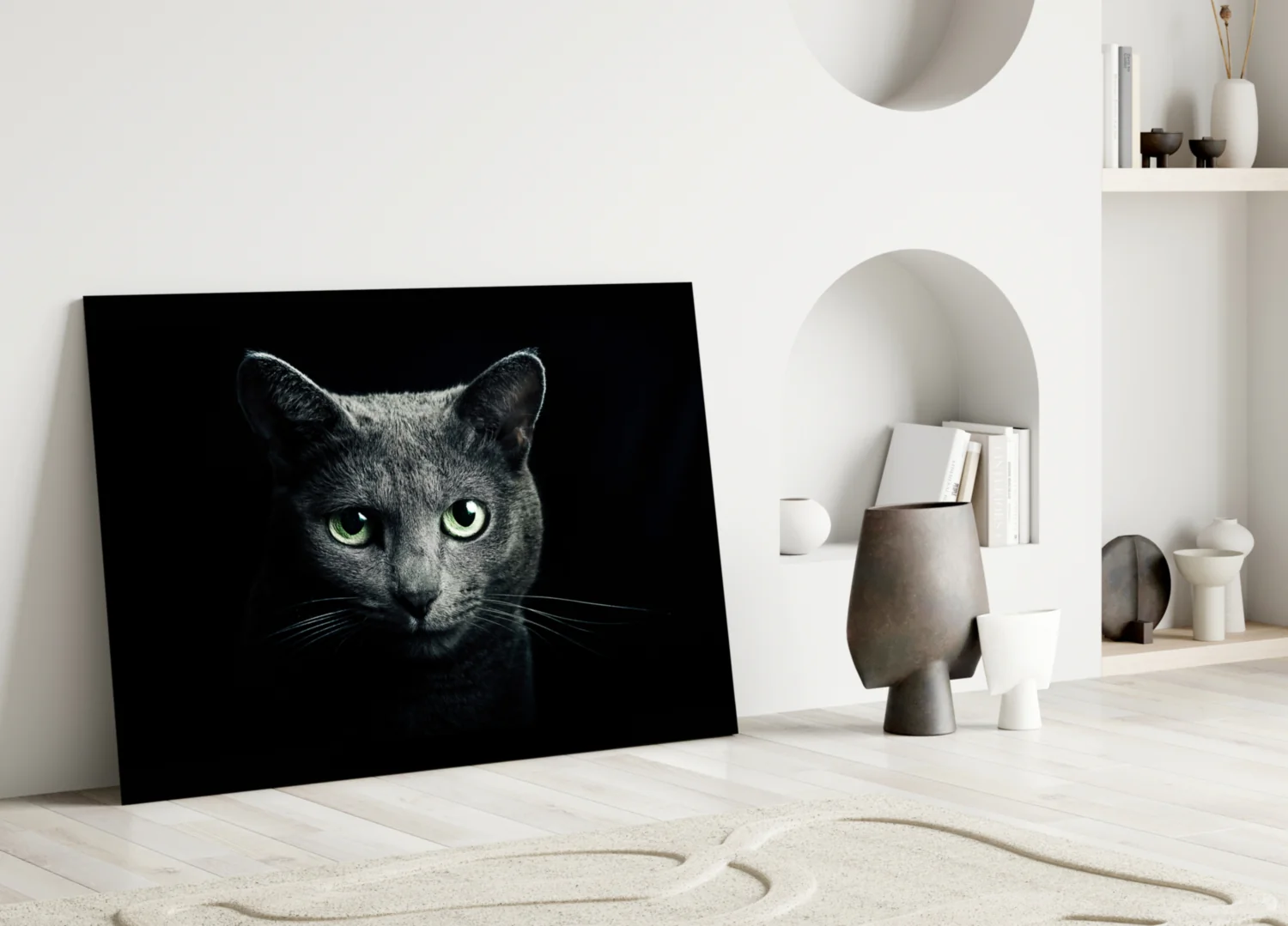 Cat Glass Wall Art - Image 3