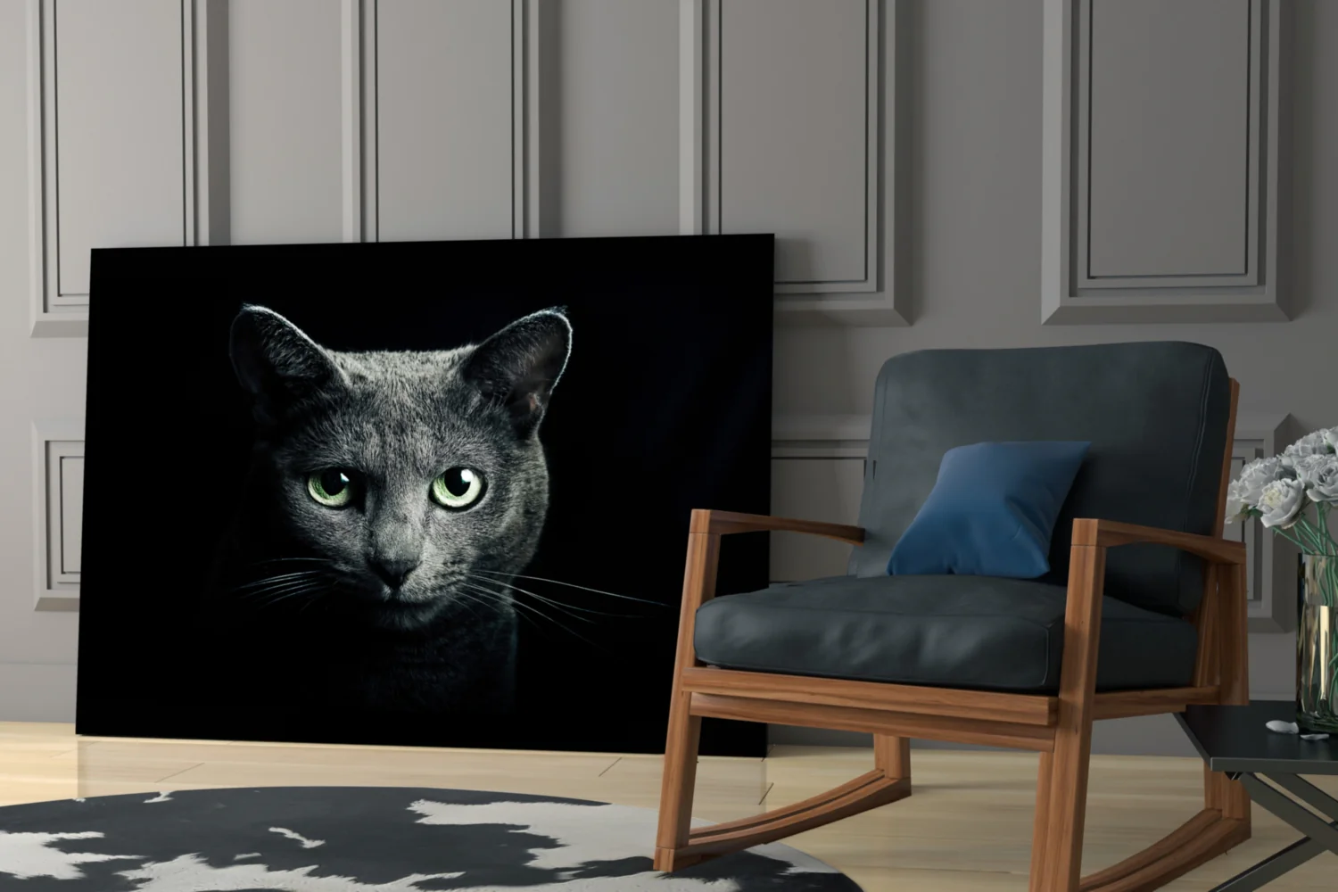 Cat Glass Wall Art - Image 6