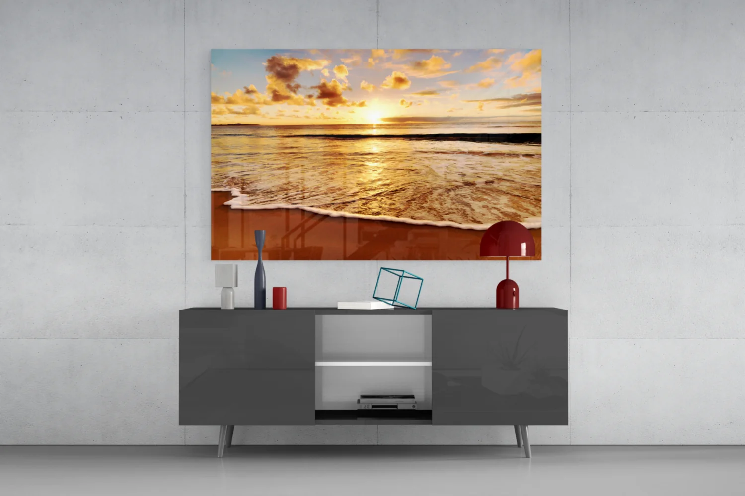 Sunset Glass Wall Art - Image 8