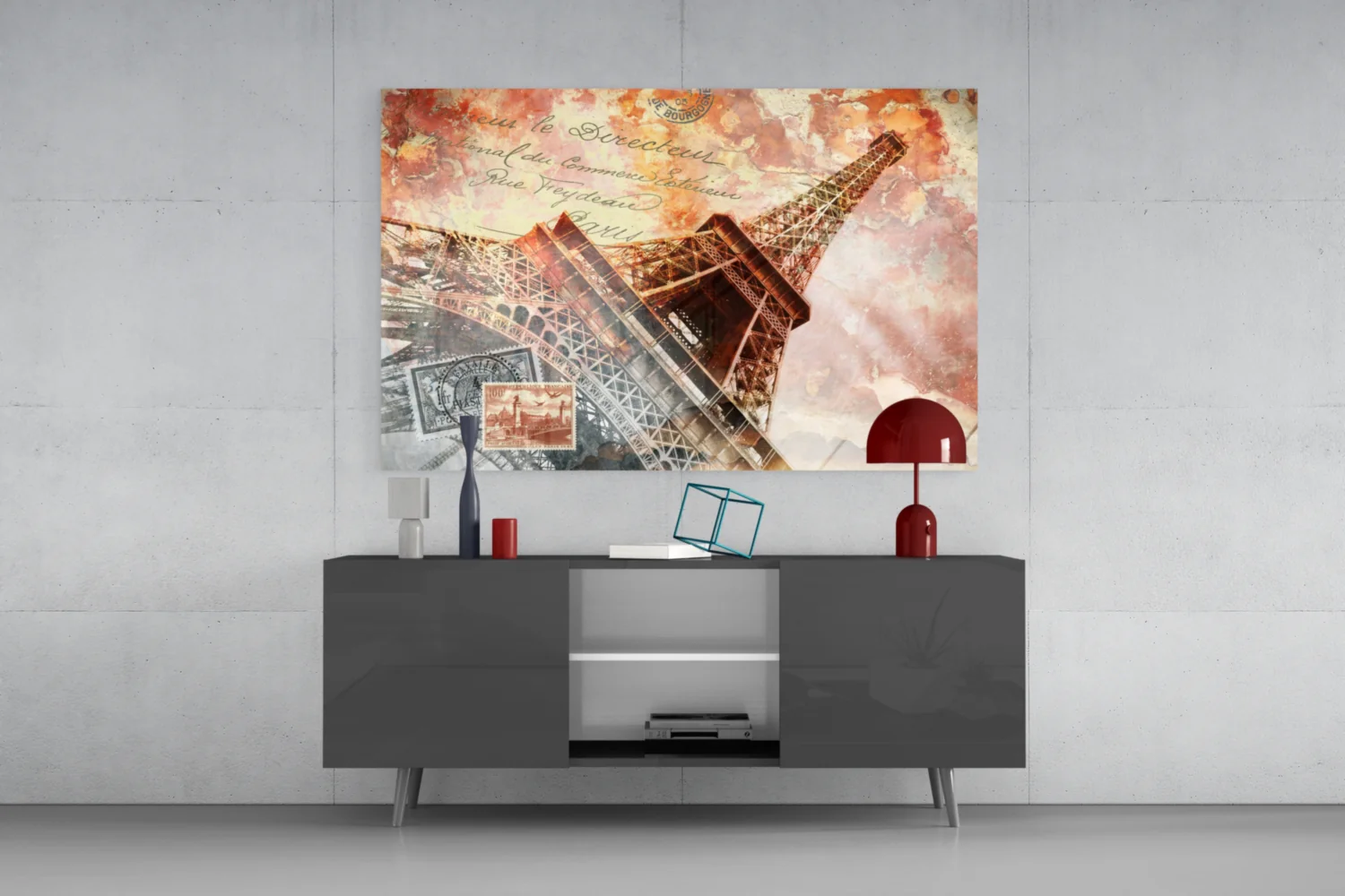 Eiffel Glass Wall Art - Image 8