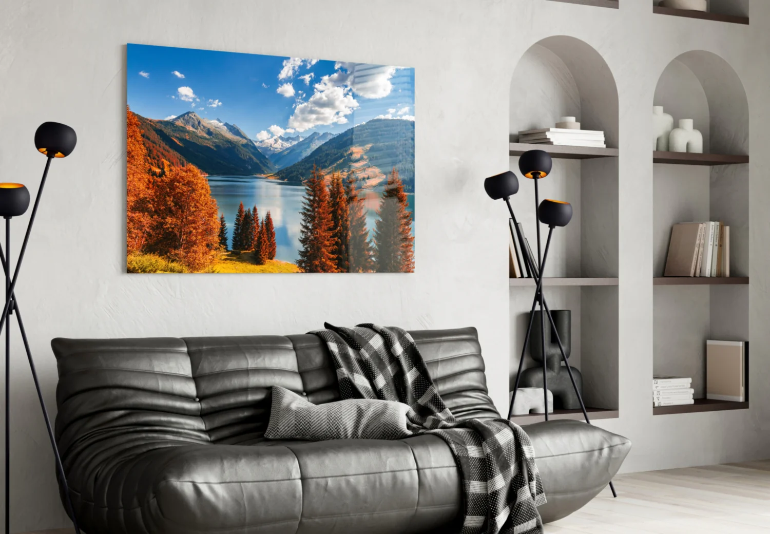 Lake View Glass Wall Art - Image 4