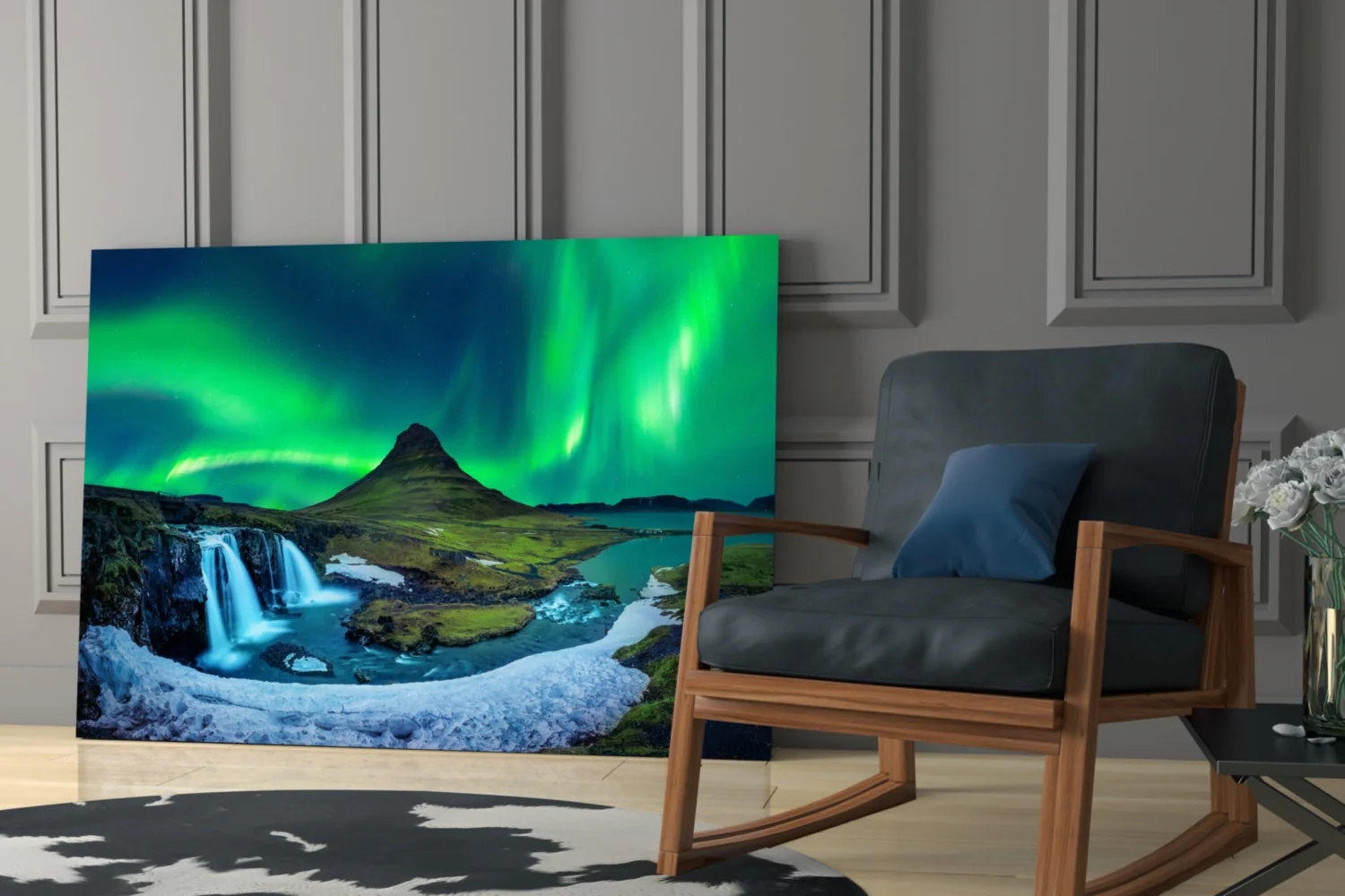 Northern Lights Glass Wall Art - Image 6