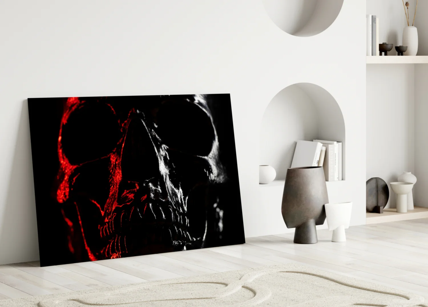 Skull Glass Wall Art - Image 3