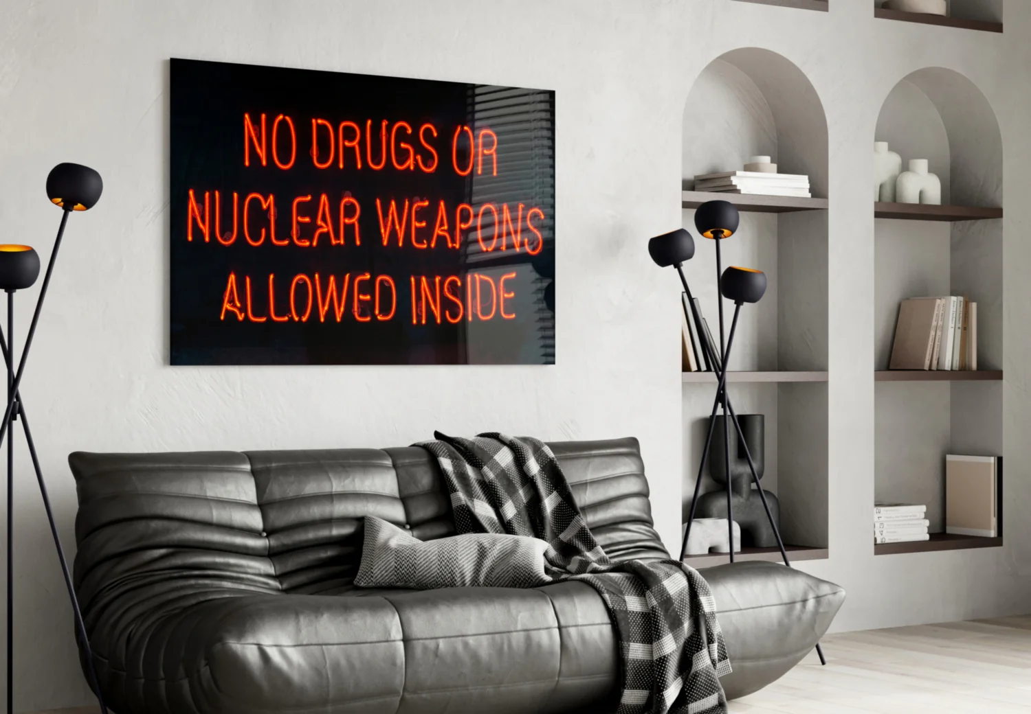 “No drugs” Glass Wall Art - Image 4