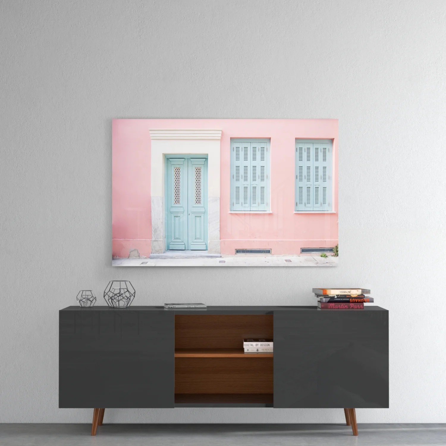 Pink House Glass Wall Art - Image 8